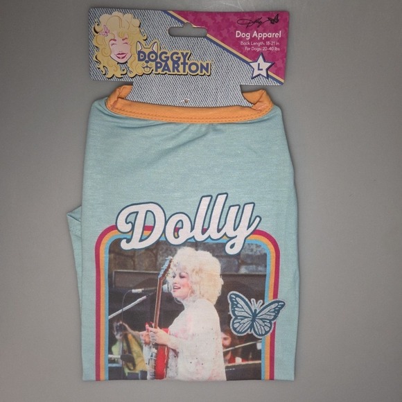 bolly parton Other - Blue Dolly & The Mighty Fine Band Shirt for Pets Large